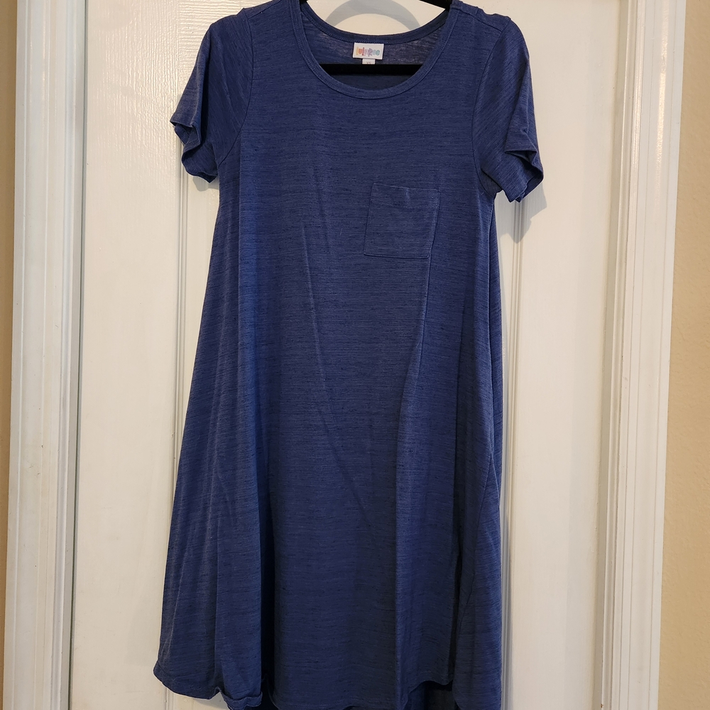 LuLaRoe Navy Flowy Dress